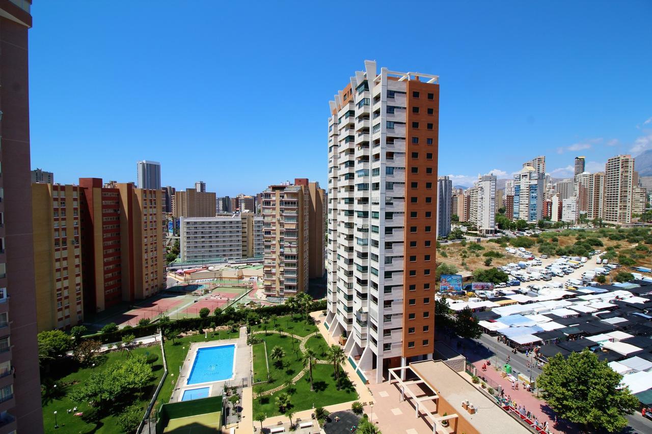 Апартаменты Torre Estoril 13-B Бенидорм Экстерьер фото